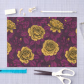 Gelbe Rosen Seidenpapier (Handwerk)