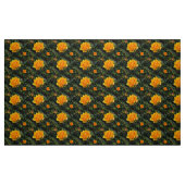 Gelbe Rosen Stoff (Fat Quarter (45,7 x 55,9 cm))