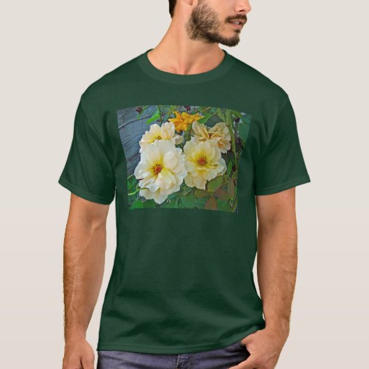 Gelbe Rosen T-Shirt (Vorderseite)