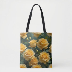 Gelbe Rosen Tasche