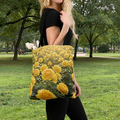 Gelbe Rosen-Tasche Tasche