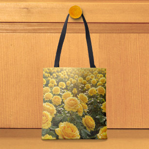 Gelbe Rosen-Tasche Tasche