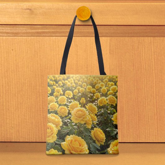 Gelbe Rosen-Tasche Tasche