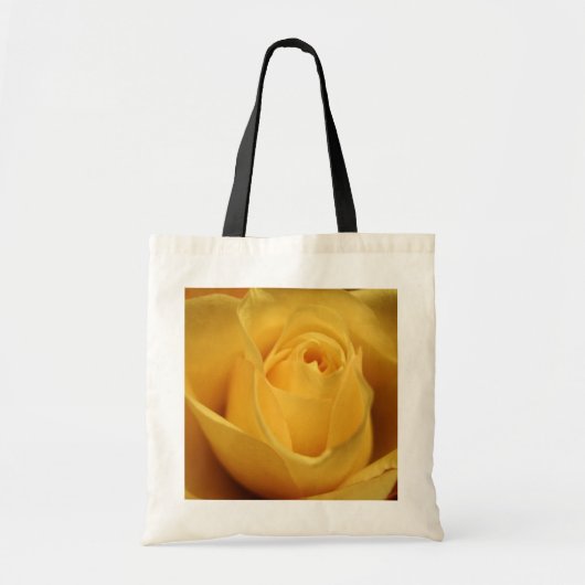 Gelbe Rosen-Tasche Tragetasche (Vorne)
