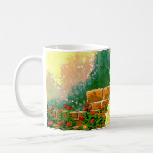 Gelbe Rosen Tasse (Links)