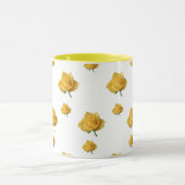 Gelbe Rosen Tasse (Zentrum)