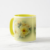 Gelbe Rosen Tasse (Vorderseite Links)
