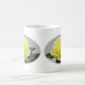 Gelbe Rosen-Tasse Kaffeetasse (Mittel)