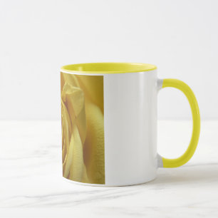 Gelbe Rosen-Tasse Tasse