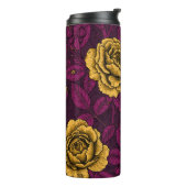 Gelbe Rosen Thermosbecher (Nach links gedreht)