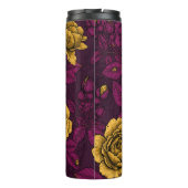 Gelbe Rosen Thermosbecher (Rückseite)