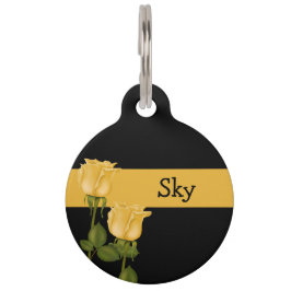 Gelbe Rosen Tiermarke