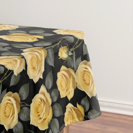 Gelbe Rosen Tischdecke (Beispiel)