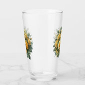 Gelbe Rosen Trinkglas Tumbler (Rechts)