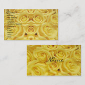 Gelbe Rosen_ Visitenkarte (Vorne/Hinten)