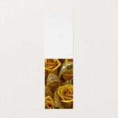 Gelbe Rosen Visitenkarten (Außenseite Aufgefaltet)