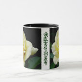 Gelbe Rosen-Wecker-Kaffee-Tasse Tasse (Zentrum)