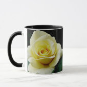 Gelbe Rosen-Wecker-Kaffee-Tasse Tasse (Links)