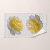 Gelbe Rosenblätter Badhandtuch Set (Handtuch)