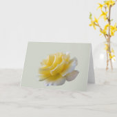Gelbe Rosenblätter Karte (Gelbe Blume)