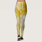Gelbe Rosenblätter Leggings (Rückseite)