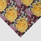 Gelbe Rosenblätter Seidenpapier (Ausschnitt)