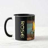 Gelbe Rosenblume 8 Tasse (Links)