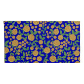 Gelbe Rosenblume Kissenbezug (Rückseite-Rechts)