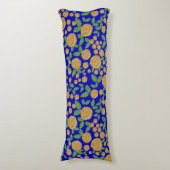 Gelbe Rosenblume Seitenschläferkissen (Vorderseite Vertikal)