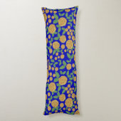 Gelbe Rosenblume Seitenschläferkissen (Rückseite (Vertikal))