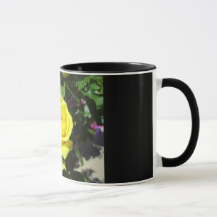 Gelbe Rosenblüte 4 Tasse