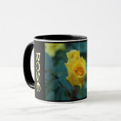 Gelbe Rosenblüte 7 Tasse (Vorderseite Links)