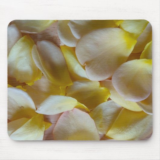 Gelbe Rosenblüten Mousepad (Vorne)