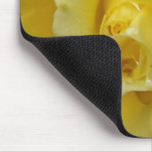 Gelbe Rosenbude Mousepad (Ecke)