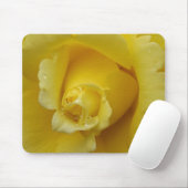 Gelbe Rosenbude Mousepad (Mit Mouse)