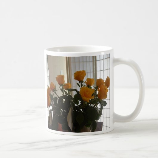 Gelbe RosenKaffeetasse Kaffeetasse (Rechts)