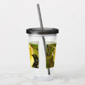 Gelbe Rosenknospe Acryltrinkbecher (Links)