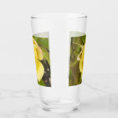 Gelbe Rosenknospe Glas (Rechts)