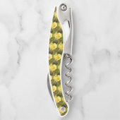 Gelbe Rosenknospe Kellnermesser (Rückseite)