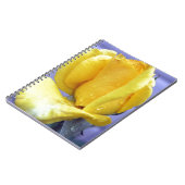 Gelbe Rosenknospe Notizblock (Linke Seite)