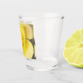 Gelbe Rosenknospe Schnapsglas (Rechts)
