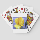 Gelbe Rosenknospe Spielkarten (Rückseite)