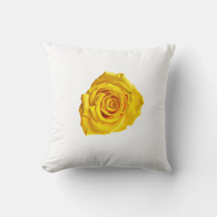 Gelbe Rosenkunst Kissen