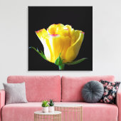 Gelbe Rosenkunst Leinwanddruck (Insitu (Wohnzimmer))