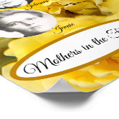 Gelbe RosenMütter im Foto-Poster der Familie Poster (Ecke)