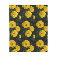 GELBE ROSES-Fleece