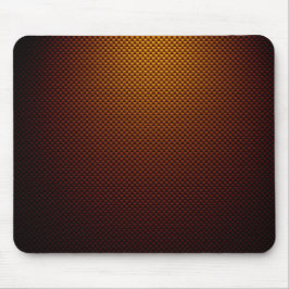 Gelbe Rost-Russ-Faser gemustert Mousepad