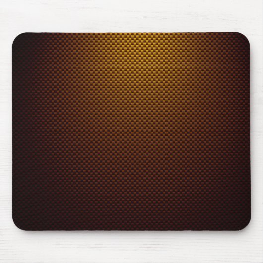 Gelbe Rost-Russ-Faser gemustert Mousepad (Vorne)