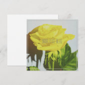 Gelbe Rotation der Textflachkarte (Vorne/Hinten)