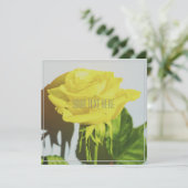 Gelbe Rotation der Textflachkarte (Stehend Vorderseite)